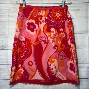 (3x$25) D.eight bright floral skirt XL